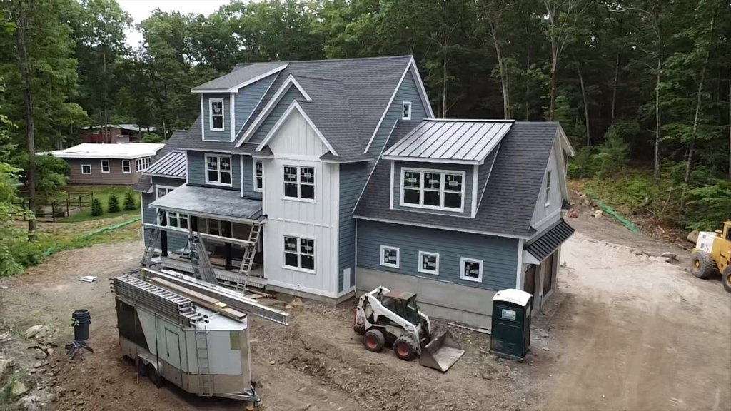 104 King George Drive Boxford, MA 01921 - Photo 14 of 19 a aerial view of a house with a yard balcony