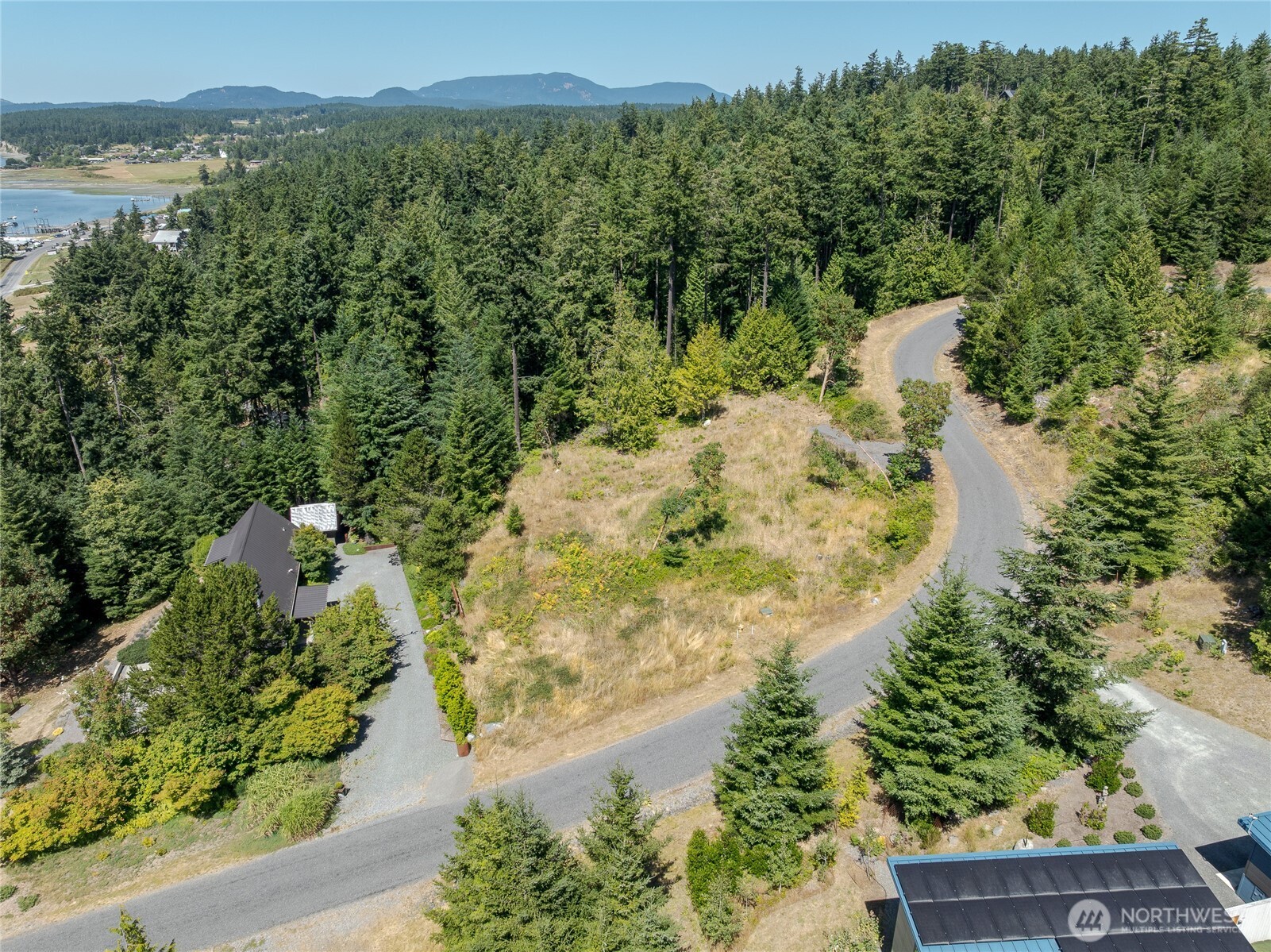 295 Rum Runner Road Lopez Island, WA 98261 - Photo 5 of 37 an aerial view of mountain with trees all around
