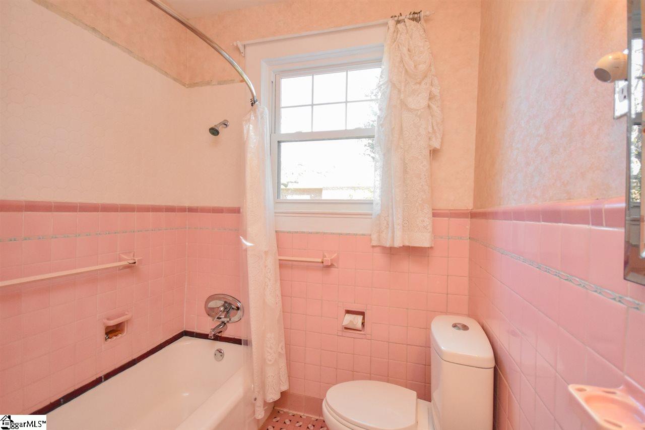 301 North Main Street Fountain Inn, SC 29644 - Photo 12 of 34 Down Stairs bath adjacent to Den and Downstairs Bedroom