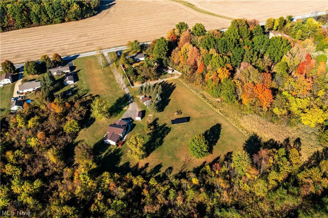 6760 Mason Road Berlin Heights, OH 44814 - Photo 46 of 49 Aerial view of property's location with rural landscape