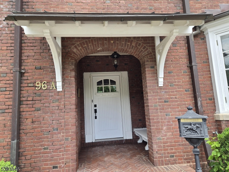 a front view of a house with entrance