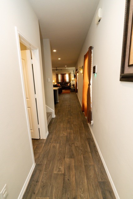 23123 Barrington Bluff Trail Spring, TX 77373 - Photo 3 of 50 a view of a hallway with wooden floor