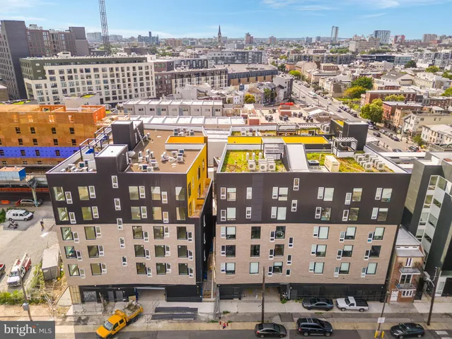 a view of a balcony with city view