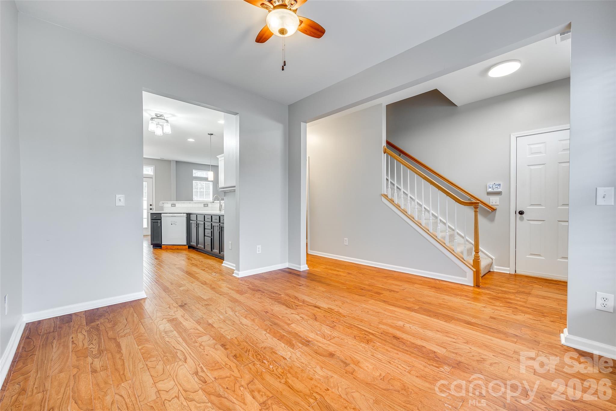 618 Bayou Circle Clover, SC 29710 - Photo 12 of 31 a view of an empty room with wooden floor and a window