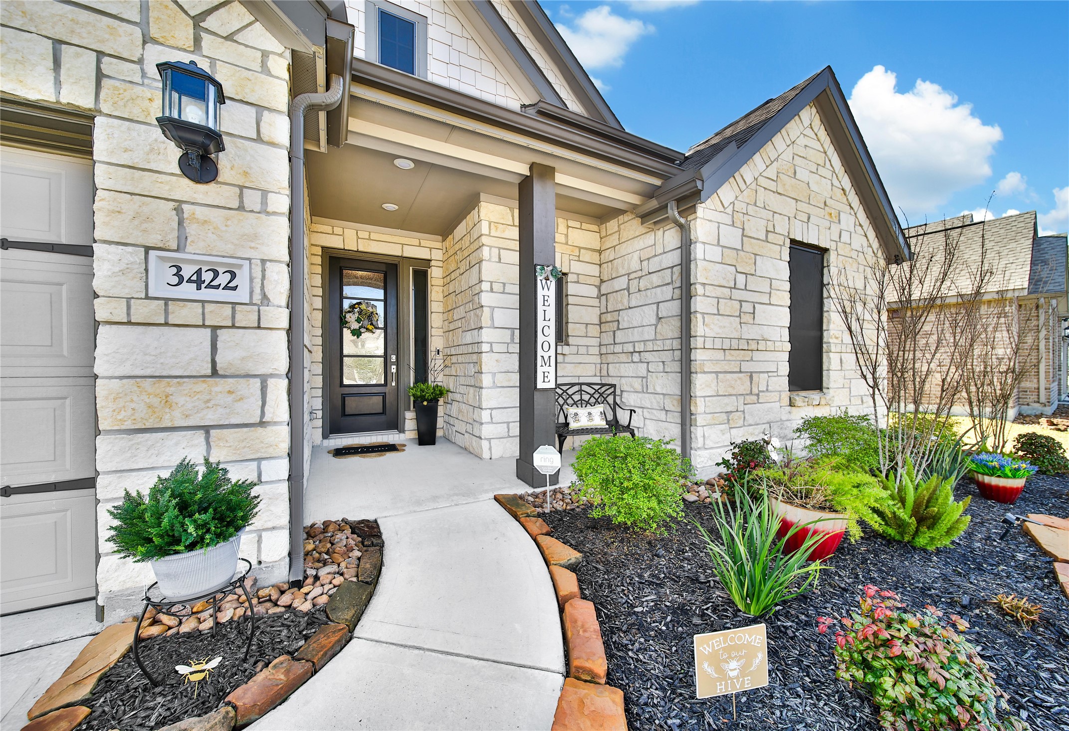 3422 Warwick River Trail Houston, TX 77365 - Photo 1 of 46 a view of a house with potted plants