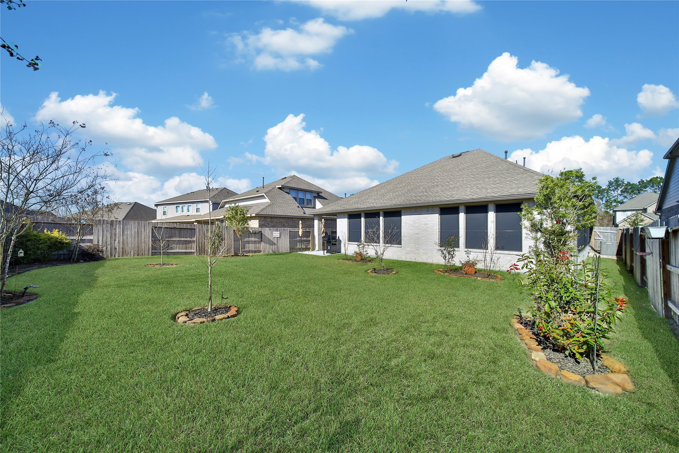 3422 Warwick River Trail Houston, TX 77365 - Photo 37 of 46 a view of a house with a backyard