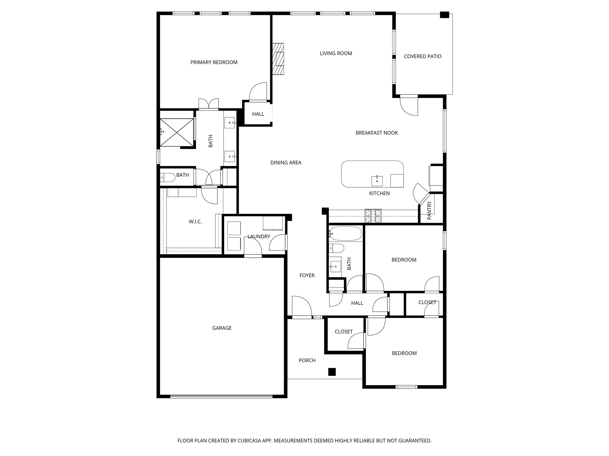 3422 Warwick River Trail Houston, TX 77365 - Photo 44 of 46 a picture of floor plan
