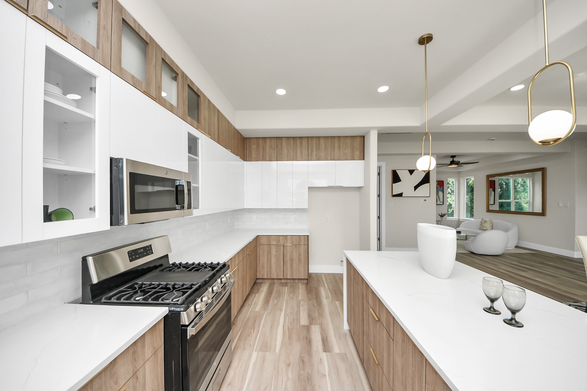 2014 Blodgett Street Houston, TX 77004 - Photo 17 of 49 a kitchen with sink stove and refrigerator