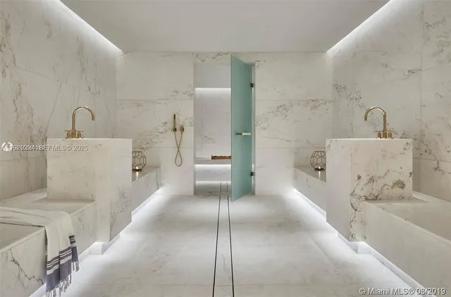 a view of a chairs and table in patio