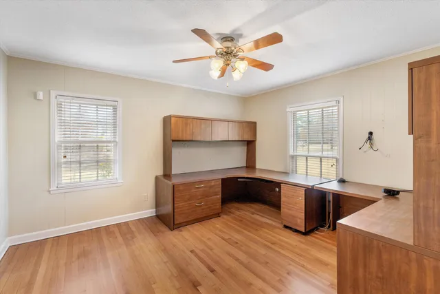 a room with window and wooden floor