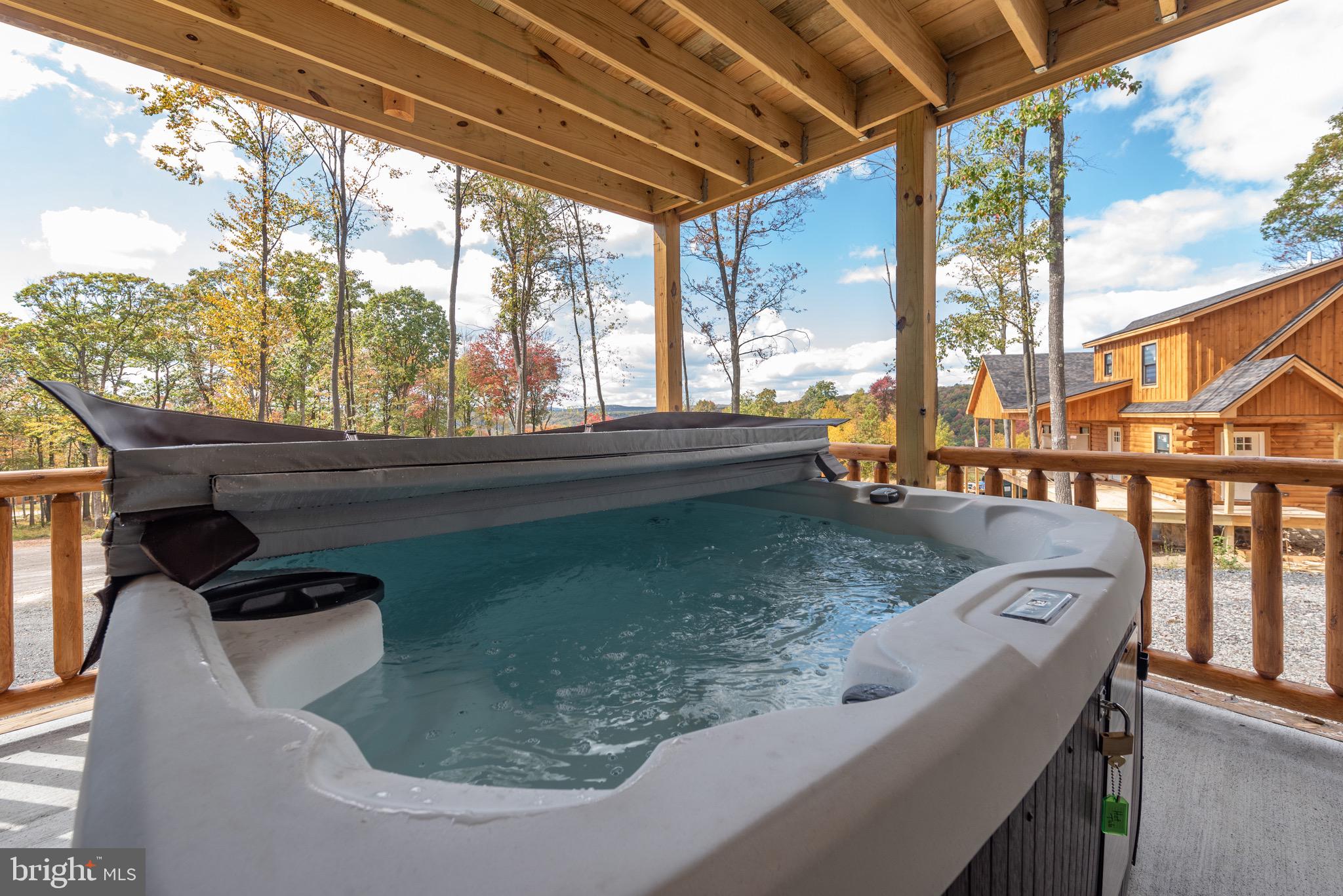 37 Ridgeline Trail McHenry, MD 21541 - Photo 3 of 59 a view of swimming pool from a window