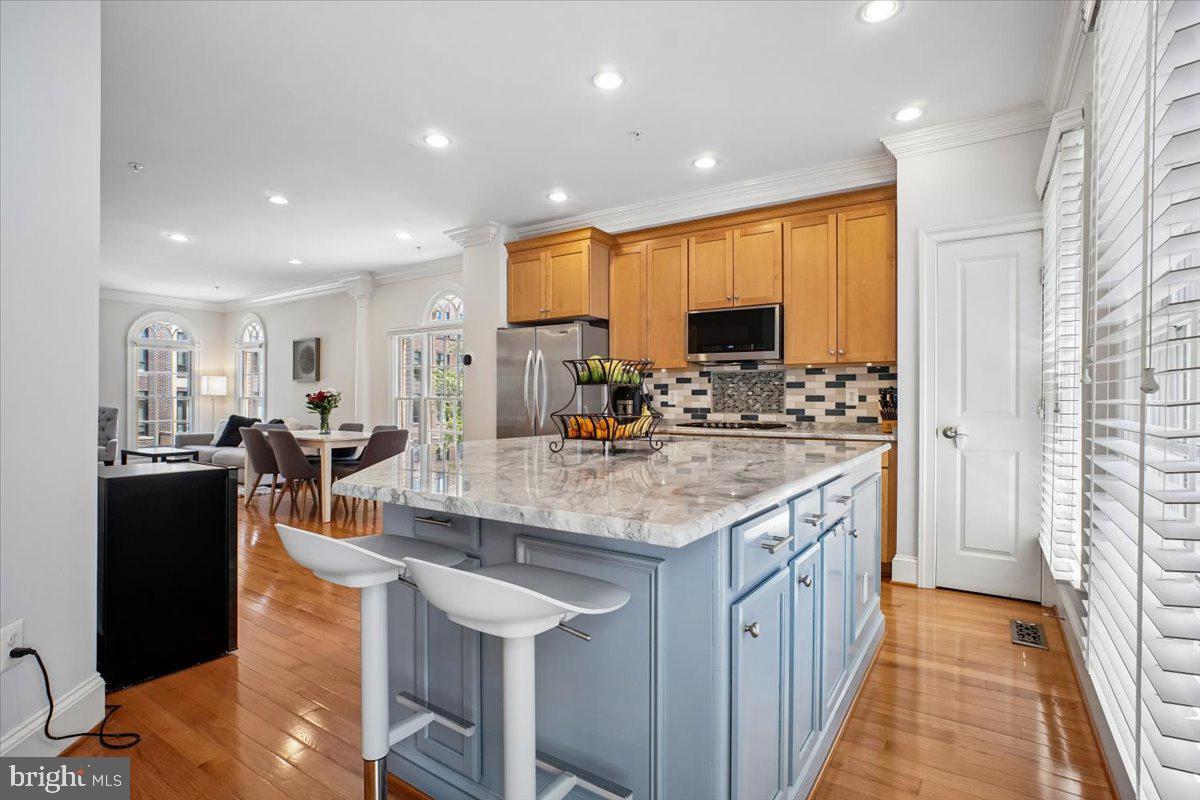 412 Pendleton Street Alexandria, VA 22314 - Photo 20 of 48 Modern kitchen with elegant finishes.