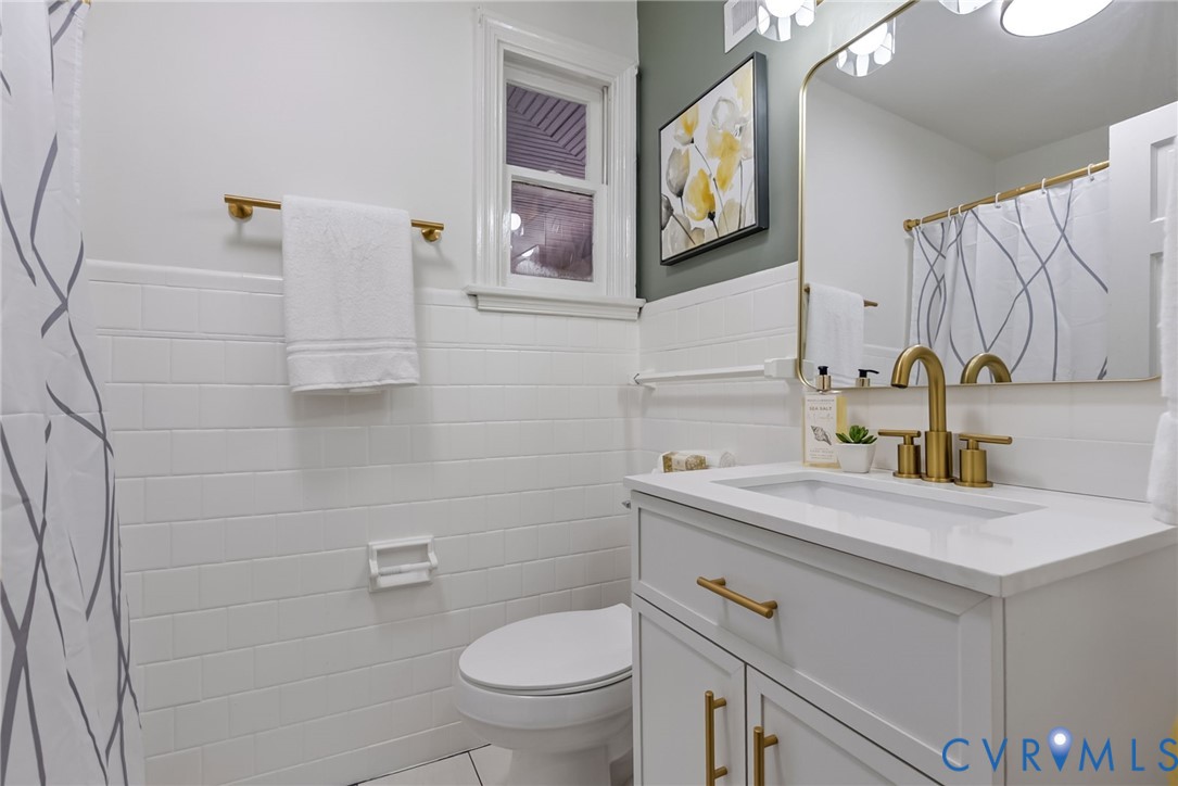 1136 Overbrook Road Petersburg, VA 23805 - Photo 39 of 51 Modern vanity with an integrated rectangular sink