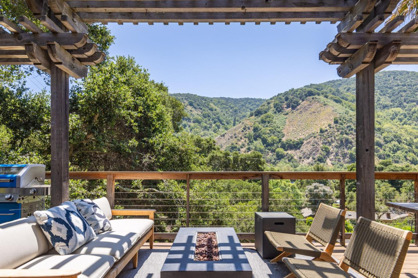 55 Paso Cresta Carmel Valley, CA 93924 - Photo 10 of 31 a view of a balcony with couch