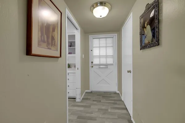 a view of an entryway