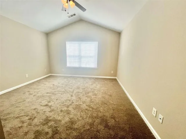 a front view of a house with patio