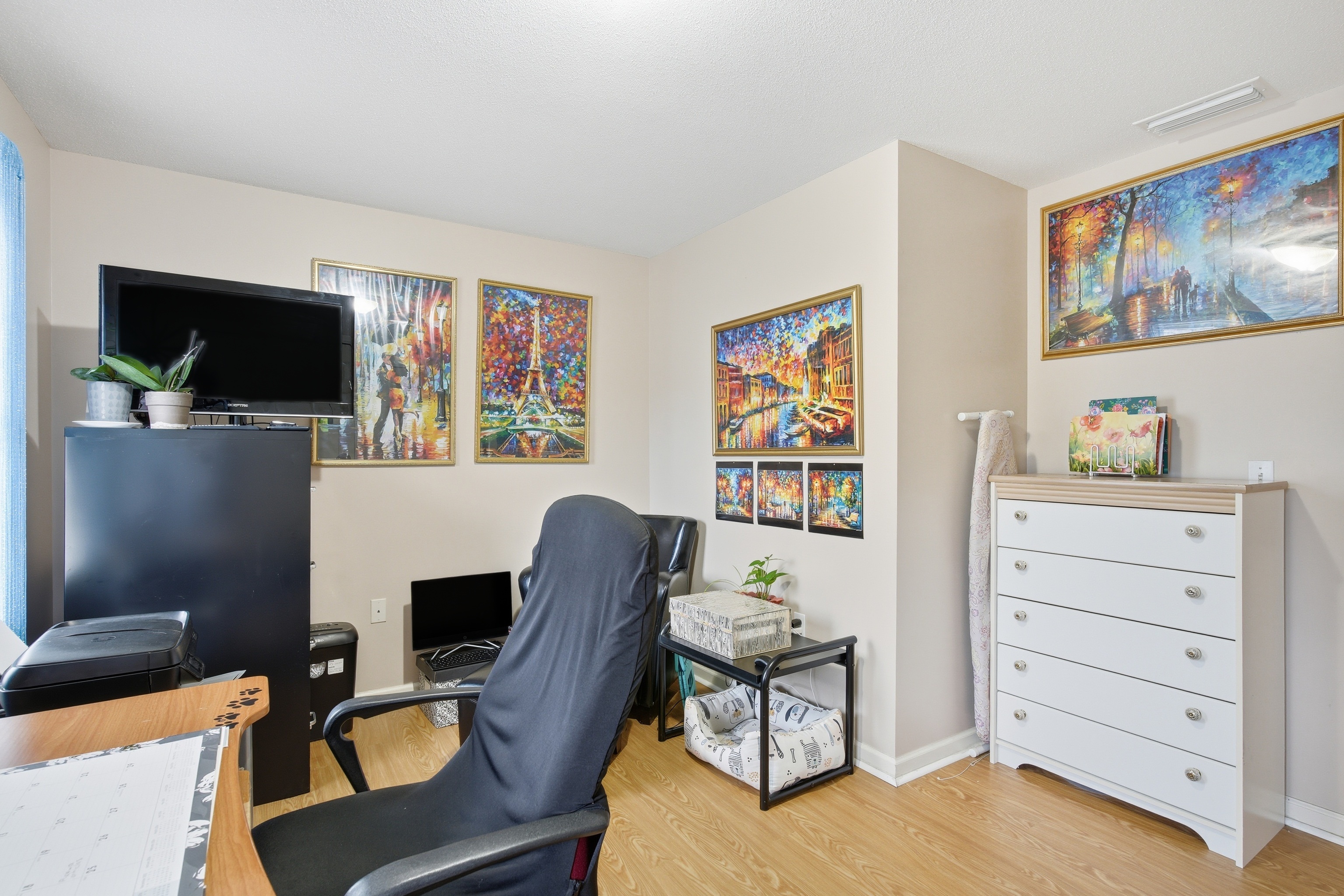 35 Fairfield Lane Bloomfield, CT 06002 - Photo 26 of 40 a view of a workspace with furniture and a flat screen tv