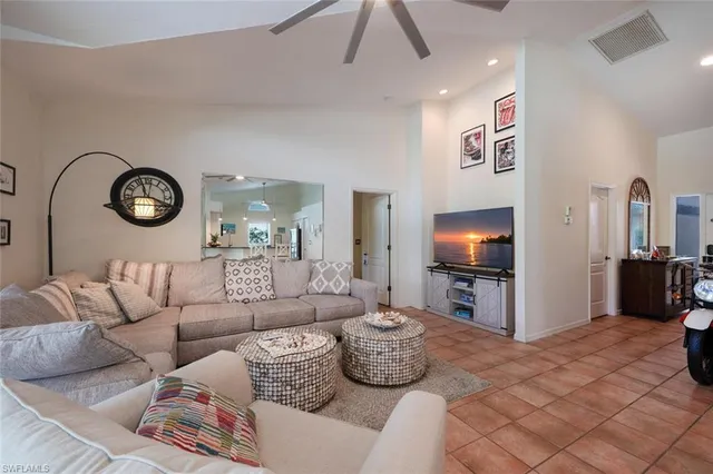 a view of a dining room and livingroom view