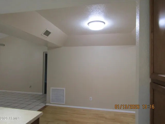 a view of an empty room