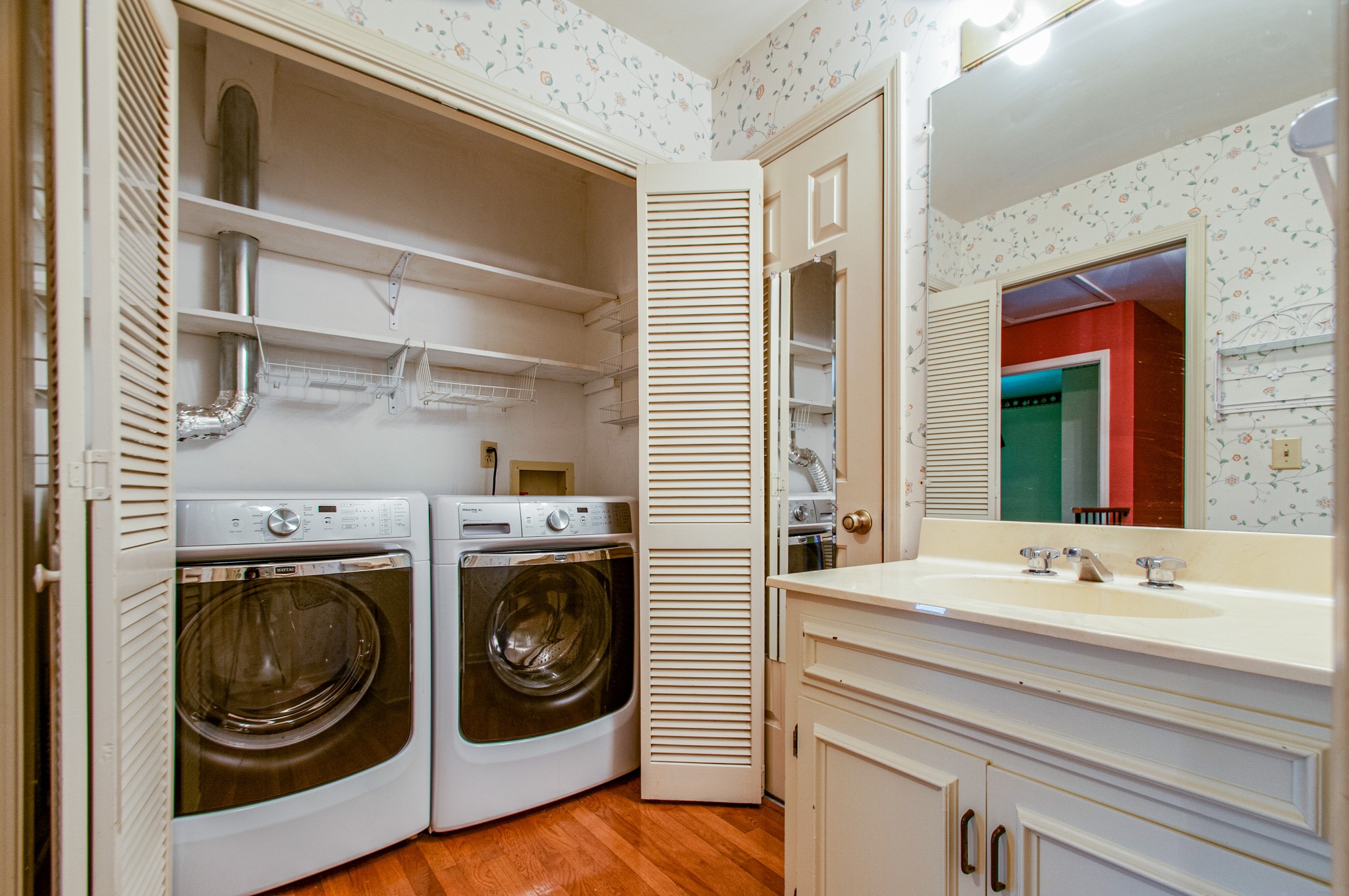 1127 General George Patton Road Nashville, TN 37221 - Photo 25 of 30 a utility room with sink dryer and washer