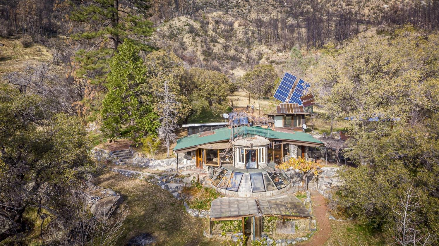 32100 Kinsman Flat Road North Fork, CA 93643 - Photo 45 of 62 an aerial view of a house