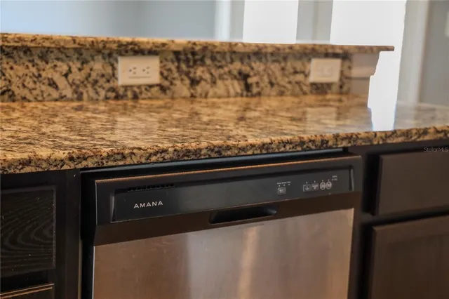 a close view of water heater