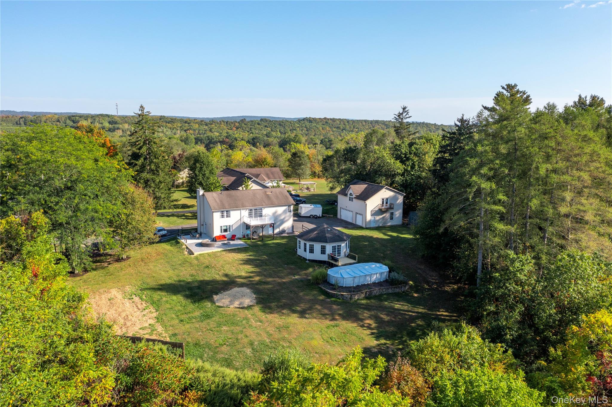17 Brendella Court Wallkill, NY 12589 - Photo 37 of 42 View from above of property featuring a forest