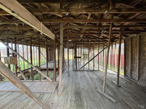 a view of a storage room