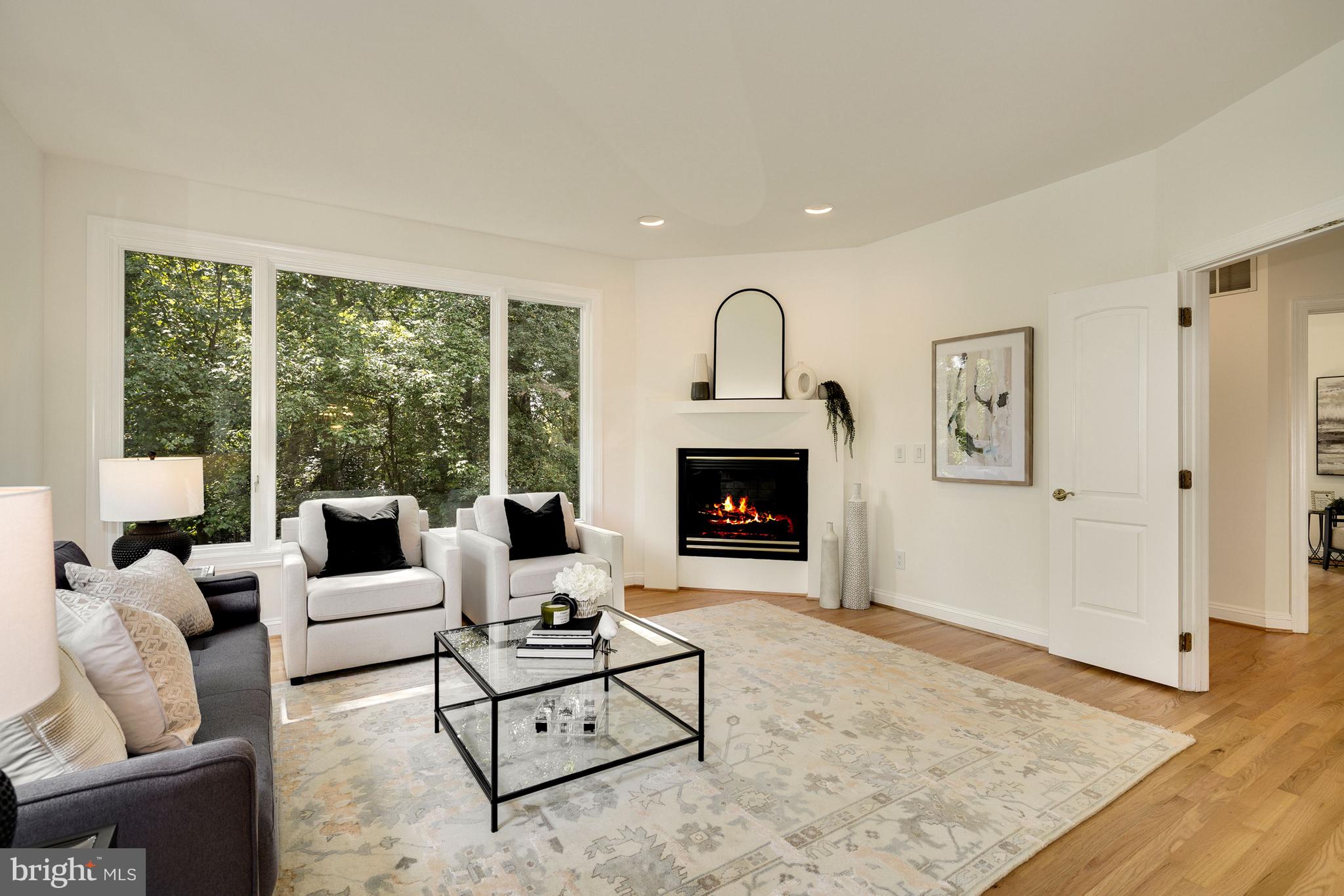 10121 Glen Road Potomac, MD 20854 - Photo 12 of 70 Living Room with gas fireplace