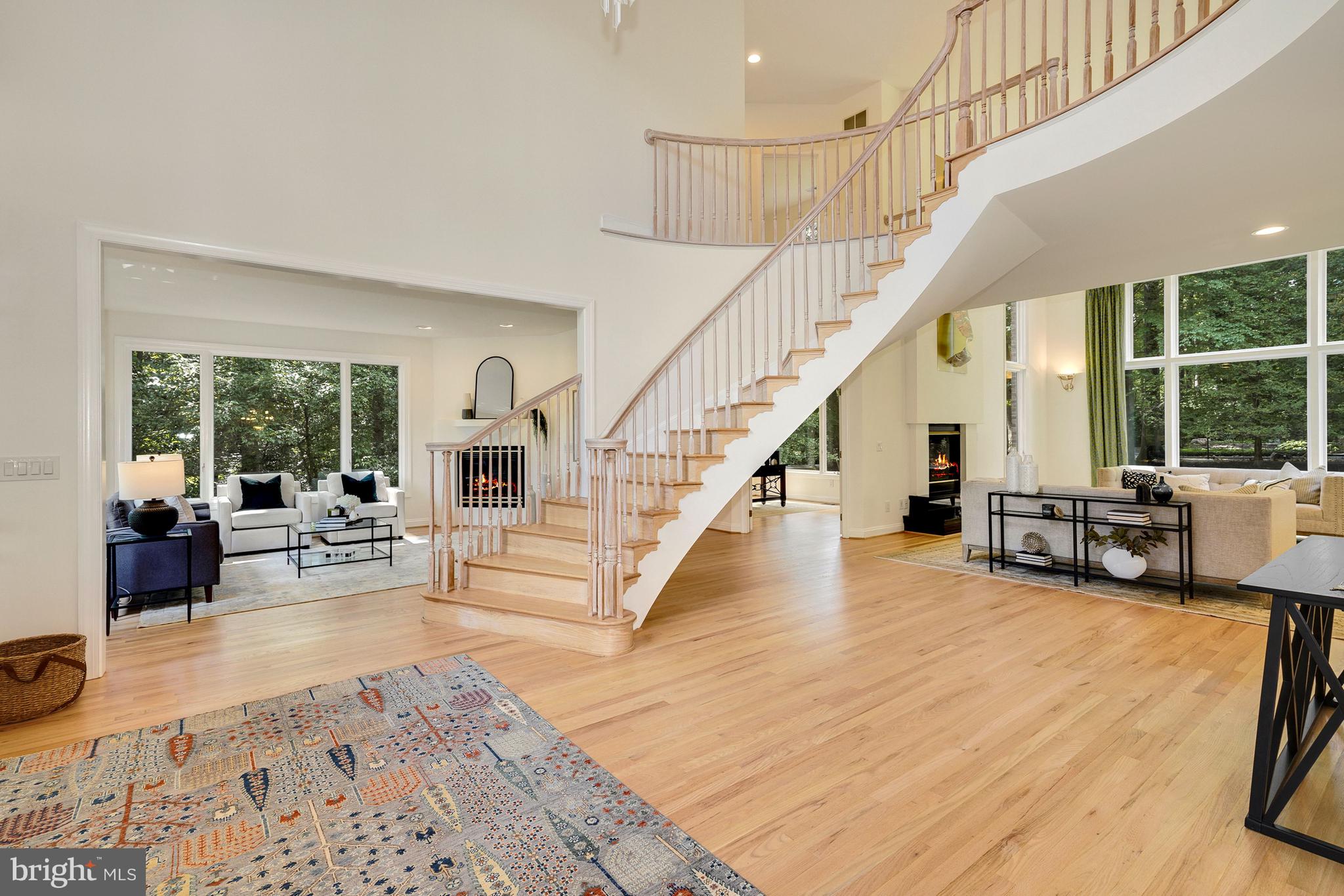 10121 Glen Road Potomac, MD 20854 - Photo 10 of 70 One of a kind curved staircase