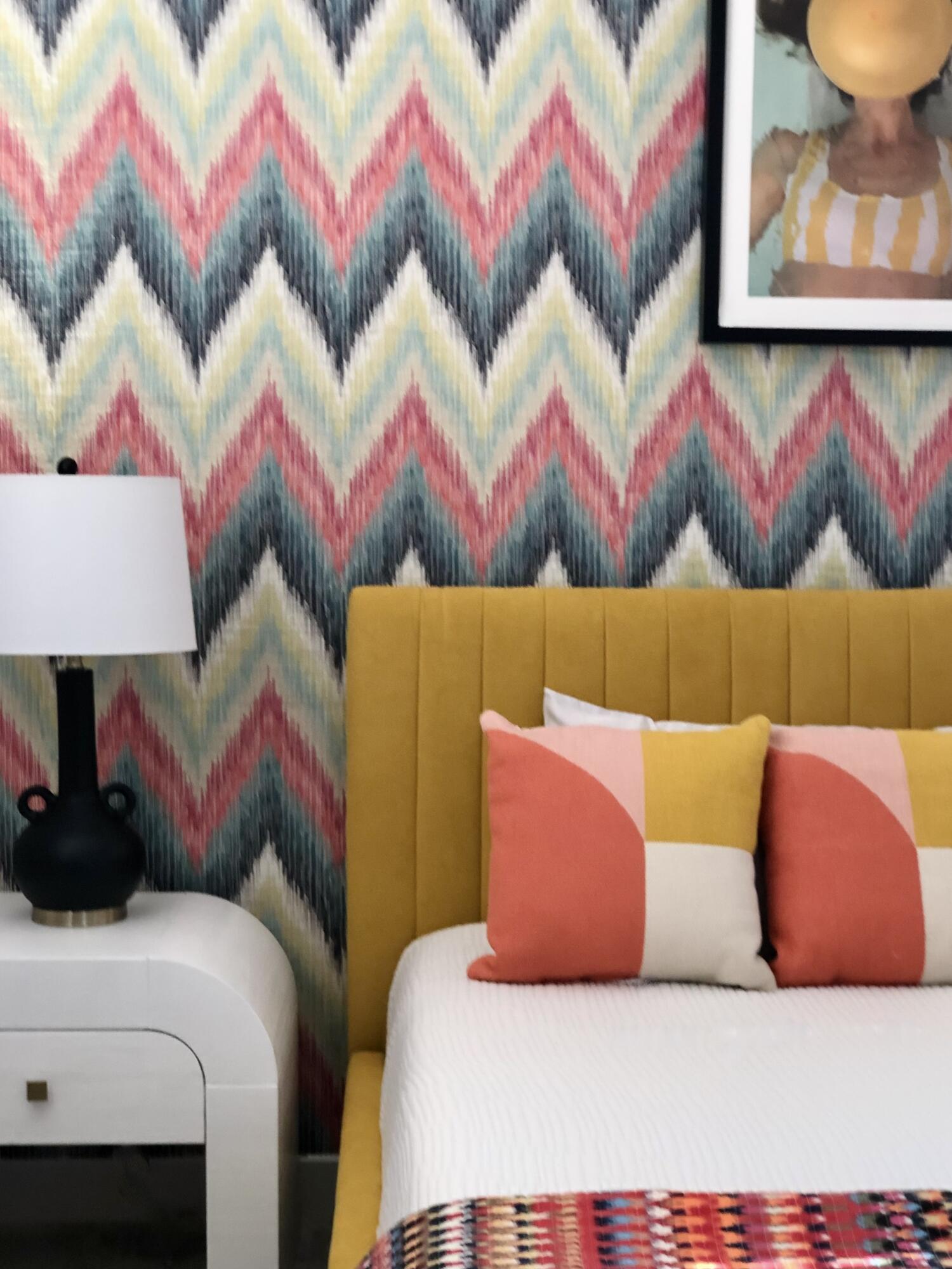 80215 Whisper Rock Way La Quinta, CA 92253 - Photo 31 of 63 a bedroom with a bed and a lamp