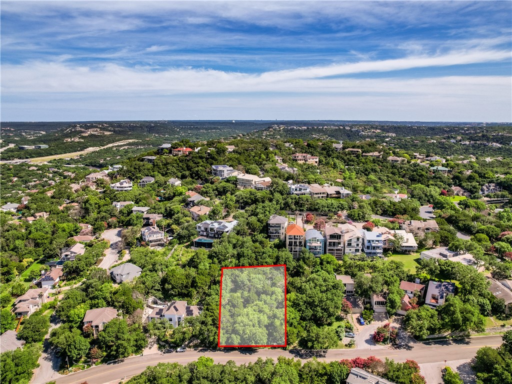 a view of city and ocean
