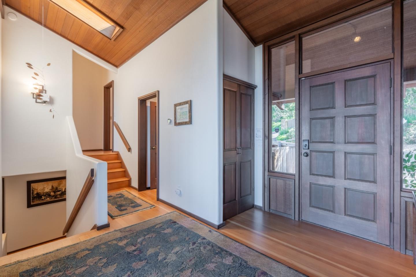 214 Crest Road Carmel, CA 93923 - Photo 12 of 29 a view of an entryway with wooden floor