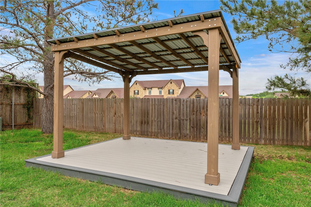 3304 Keefer Loop College Station, TX 77845 - Photo 20 of 21 a view of a backyard with a small cabin