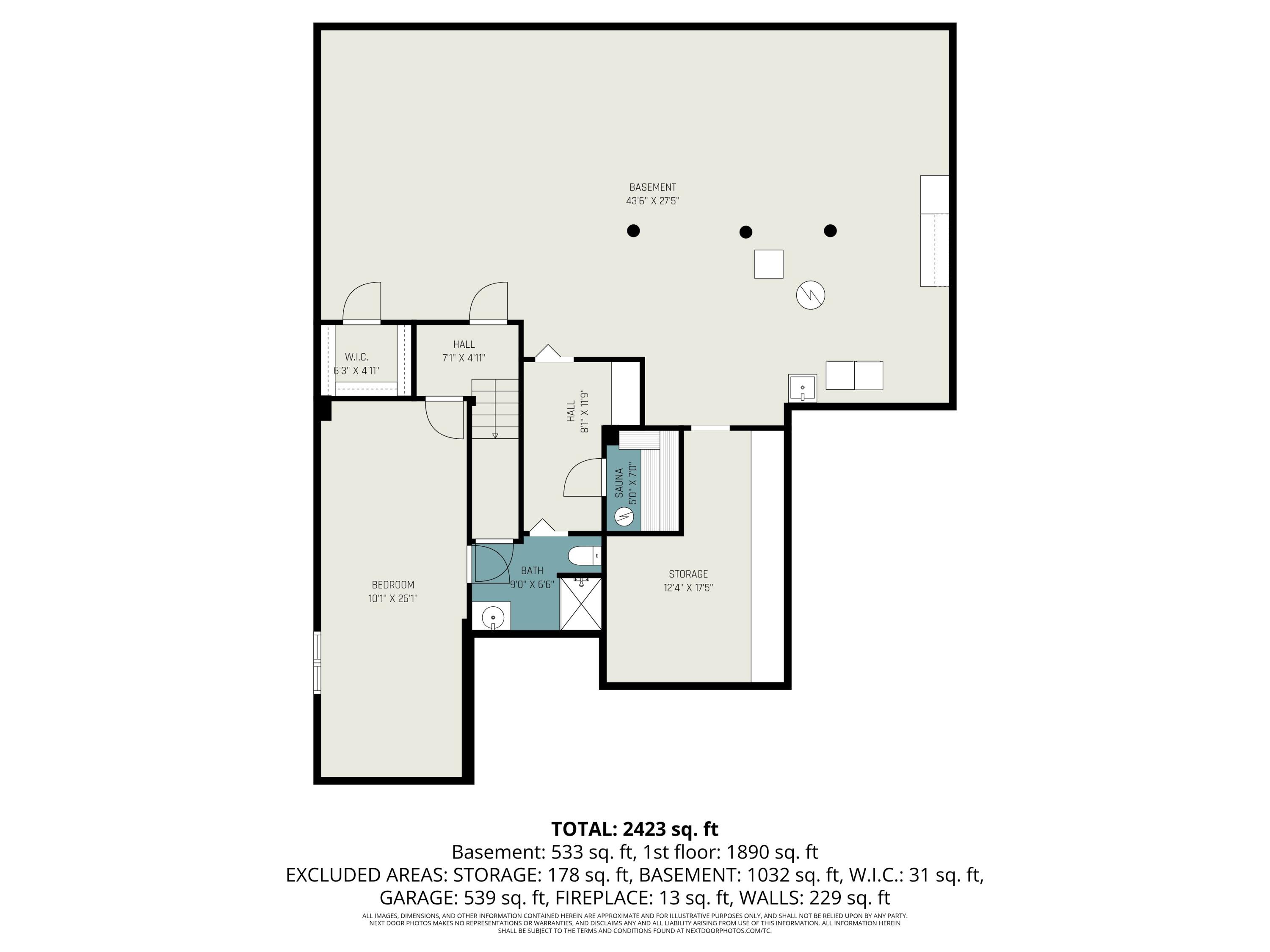 17871 North Fruitport Road Spring Lake, MI 49456 - Photo 38 of 38 Lower Level Floor Plan
