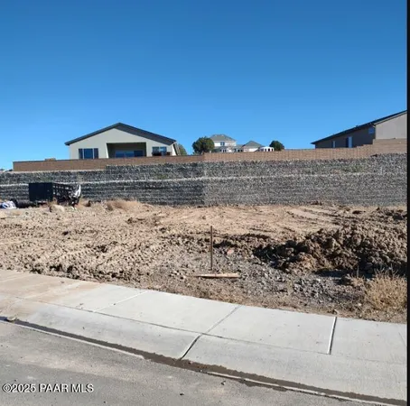 a view of a building with a road