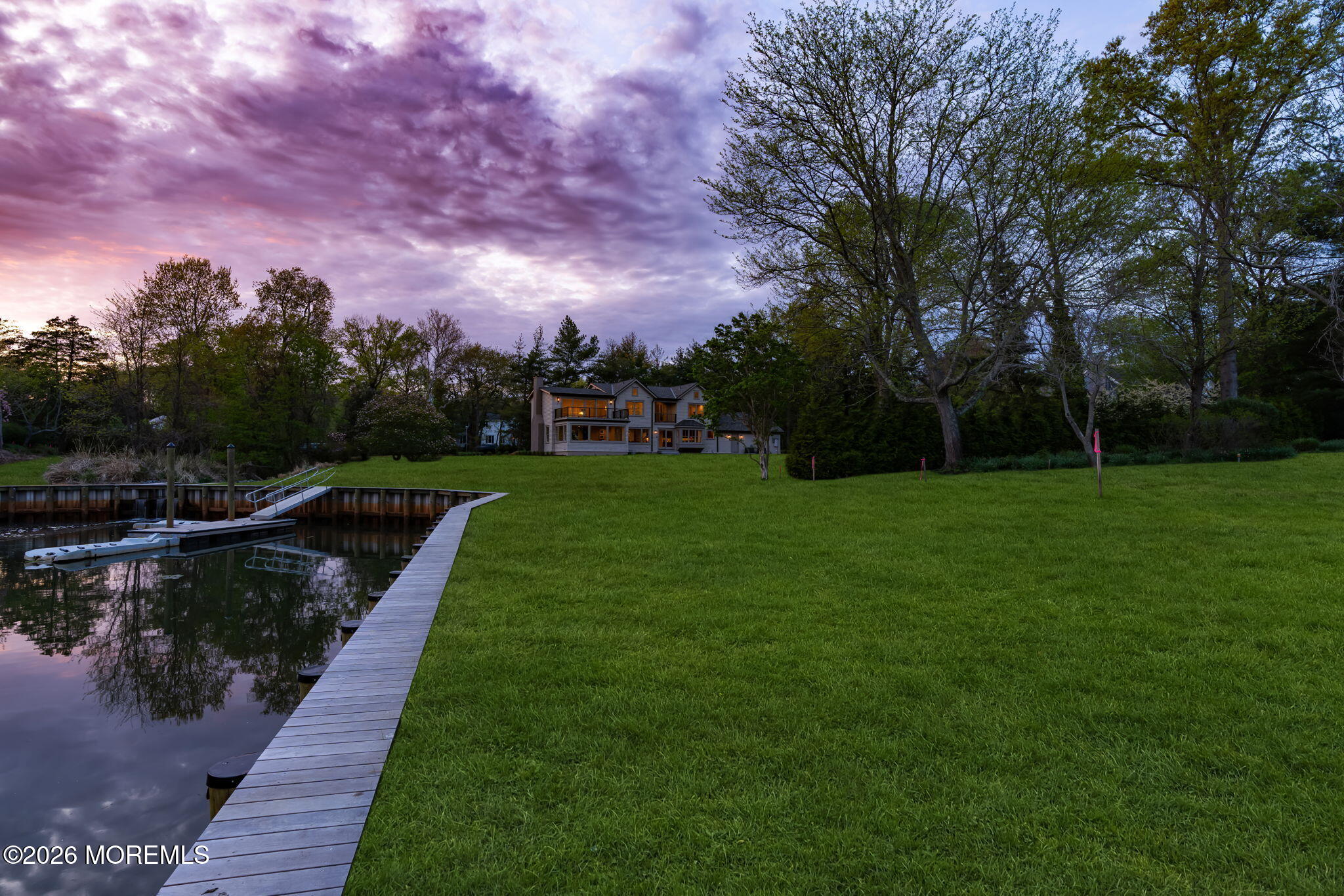181 Rumson Road Rumson, NJ 07760 - Photo 56 of 79 a view of a garden with a house