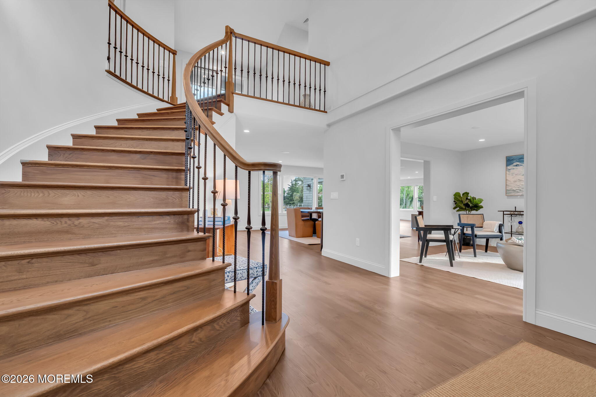 181 Rumson Road Rumson, NJ 07760 - Photo 8 of 79 a view of entryway and hall with wooden floor