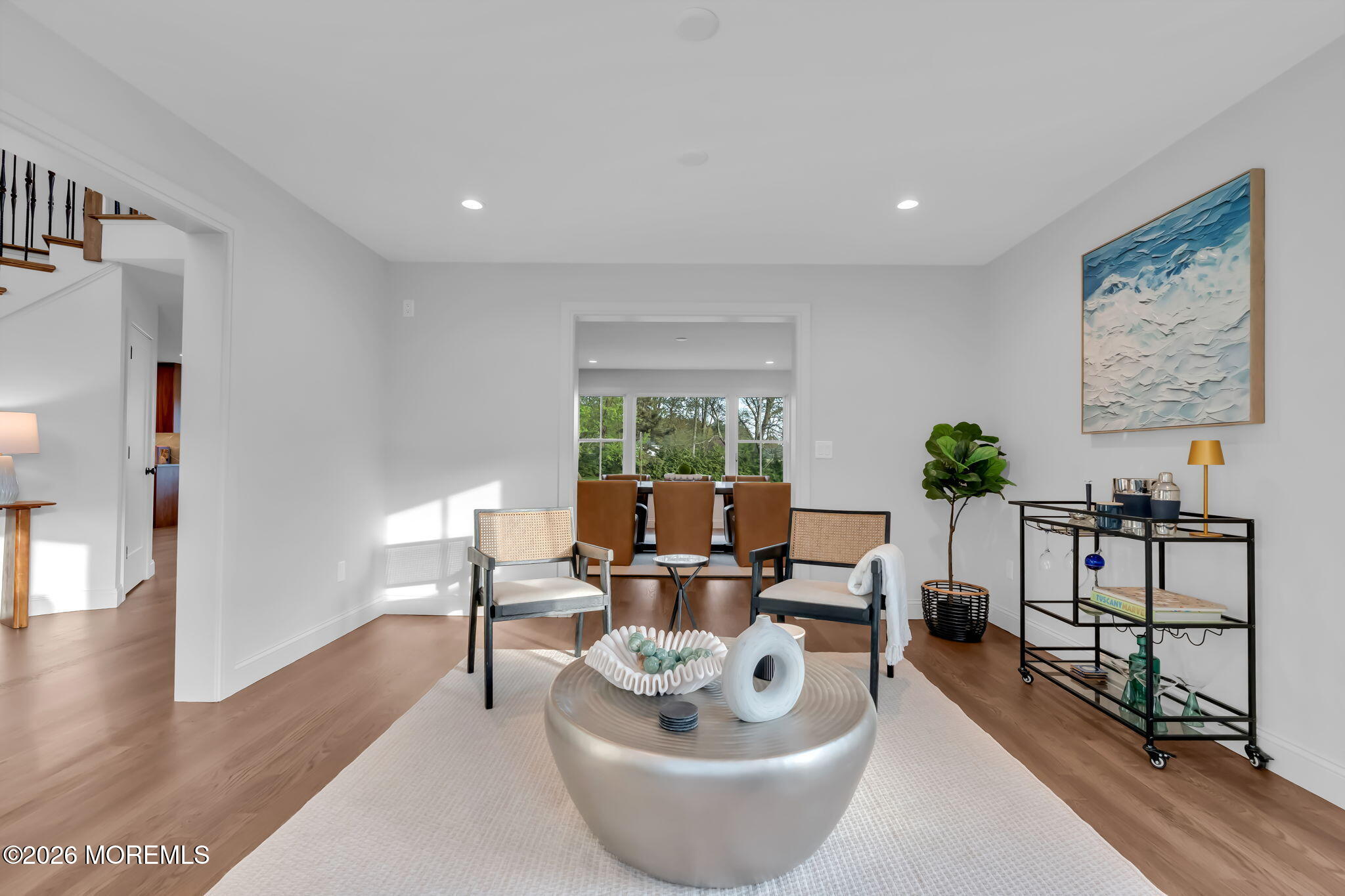 181 Rumson Road Rumson, NJ 07760 - Photo 10 of 79 a living room with furniture and a large window