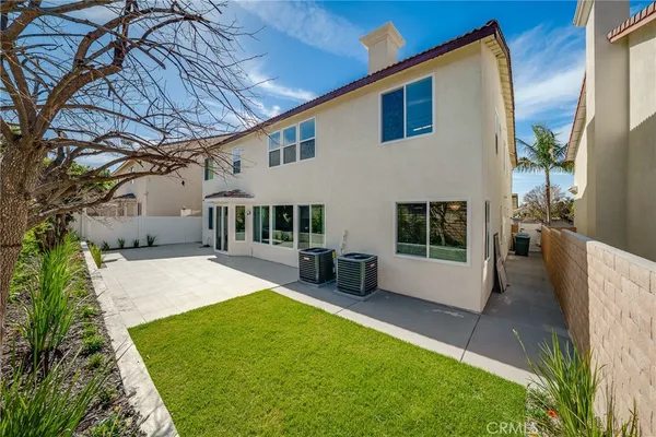 a view of a house with a patio