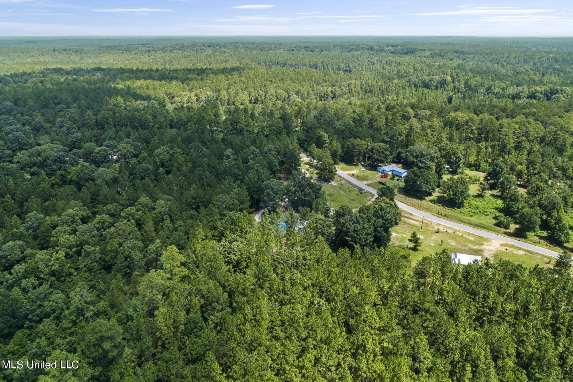 7 A Sunshine Road Brooklyn, MS 39425 - Photo 32 of 35 Drone external view