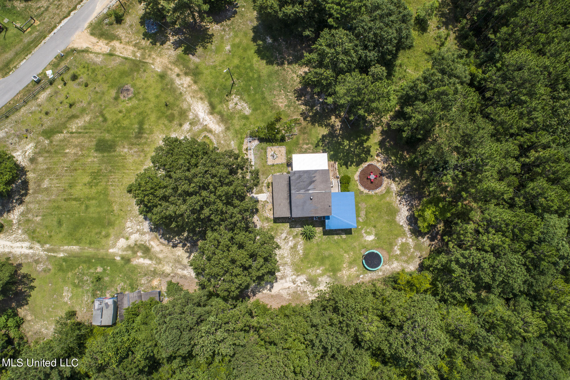 7 A Sunshine Road Brooklyn, MS 39425 - Photo 35 of 35 Drone external view