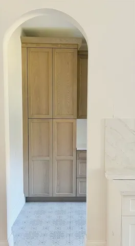 a close view of fireplace