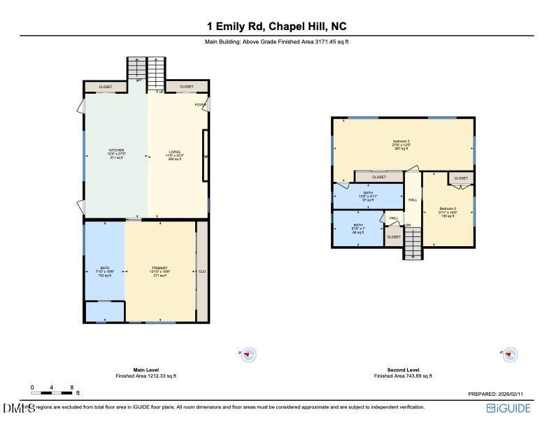 1 Emily Road Chapel Hill, NC 27514 - Photo 64 of 65 1 Emily Floorplan 1