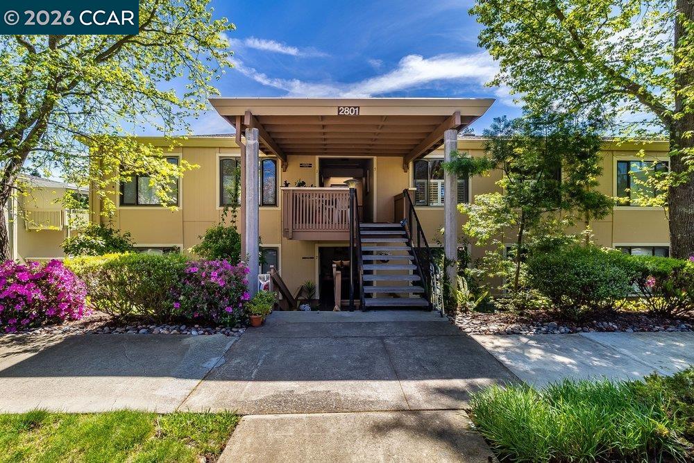2801 Golden Rain Road, Unit 3 Walnut Creek, CA 94595 - Photo 2 of 29 a front view of a house with a porch
