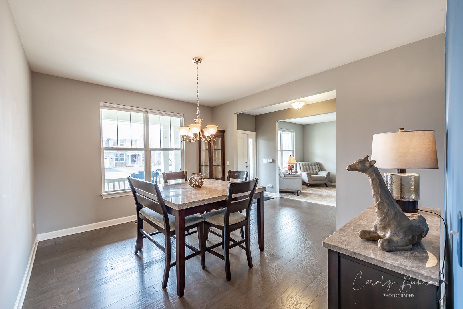 4354 Rudyard Kipling Road Elgin, IL 60124 - Photo 5 of 23 a view of a dining room with furniture window and wooden floor
