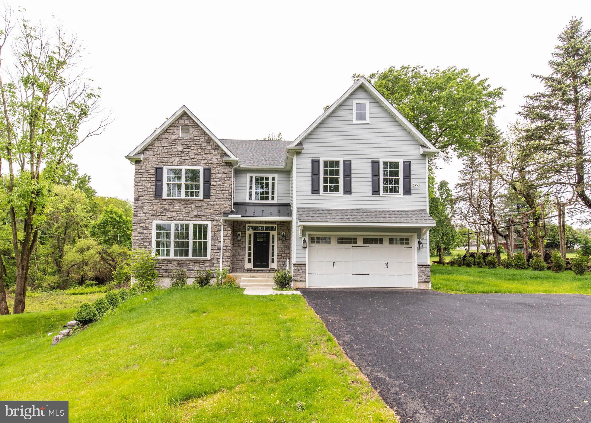 3537 Caley Road Newtown Square, PA 19073 - Photo 1 of 36 Front Exterior with Long Driveway