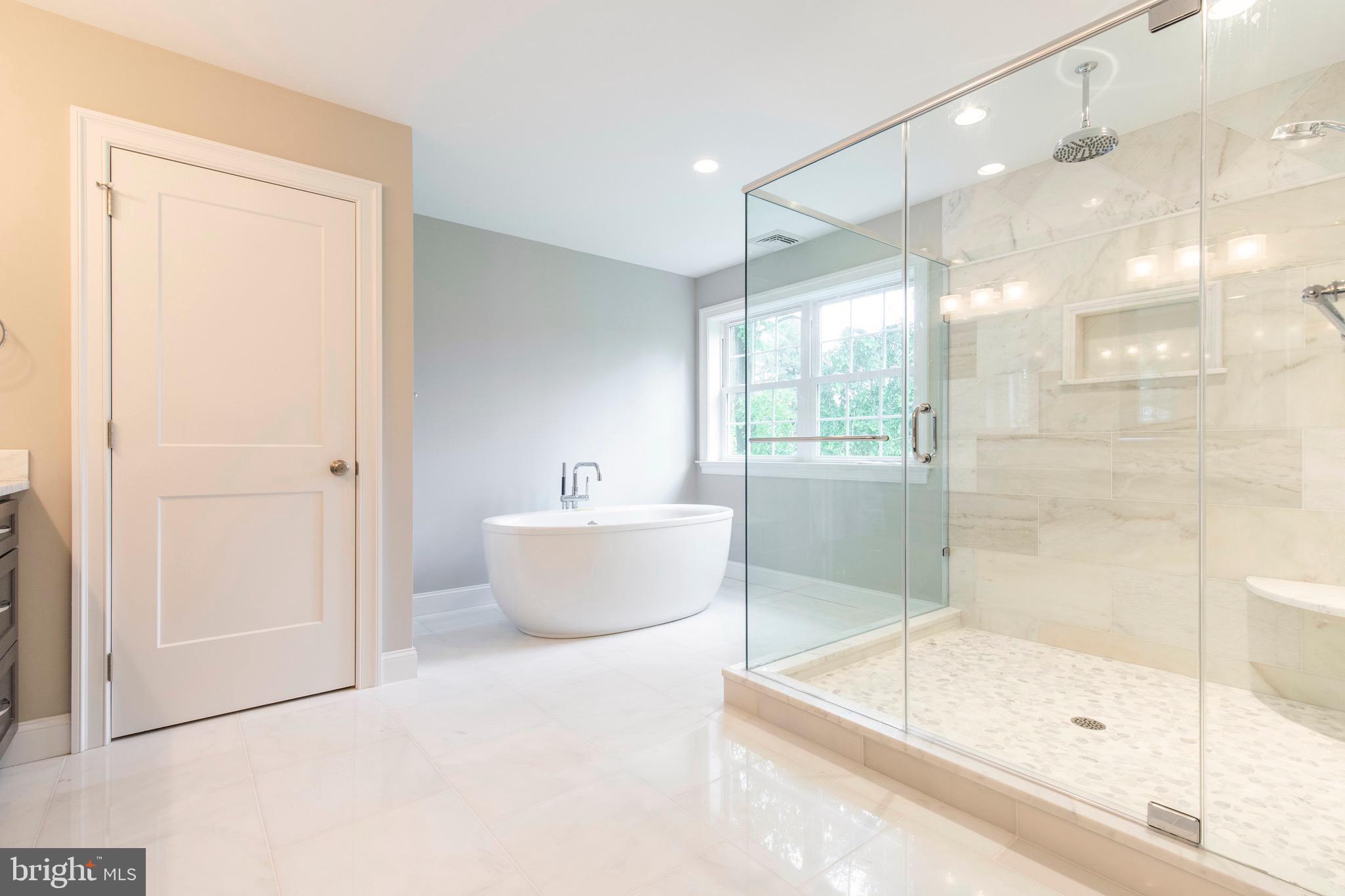 3537 Caley Road Newtown Square, PA 19073 - Photo 23 of 36 Master Bath with Stall Shower & Tub