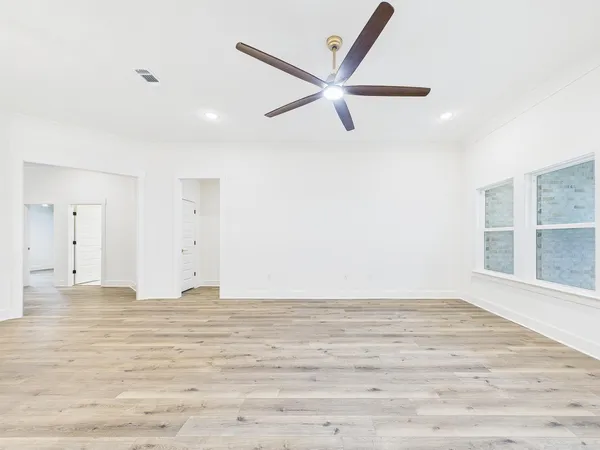 wooden floor in an empty room