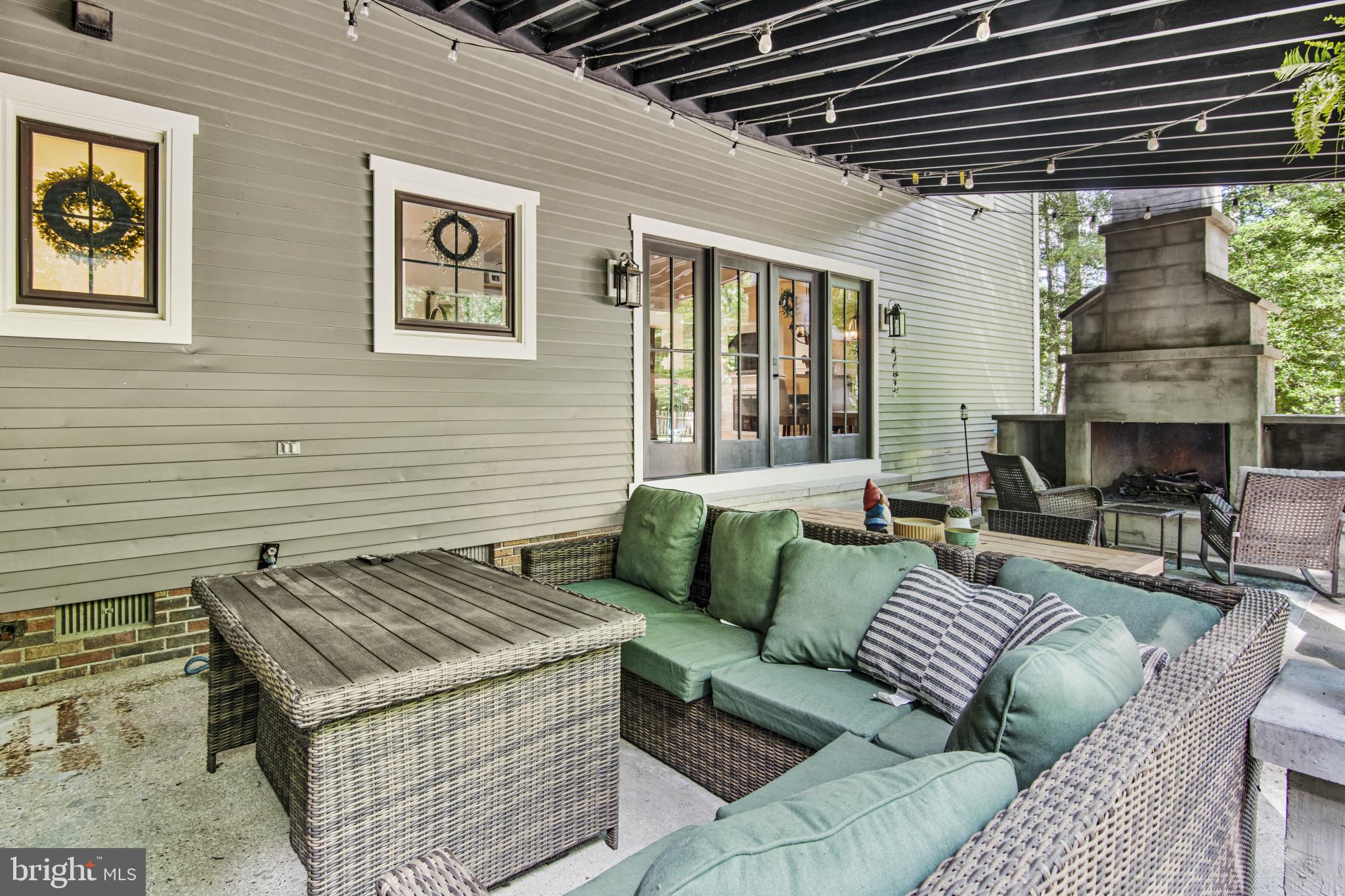 3965 Featherstone Drive Salisbury, MD 21804 - Photo 35 of 43 Rear Patio with Fireplace